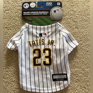 NWT MLB San Diego Padres Pet Jersey with Stripes